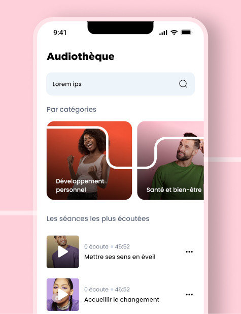 Accès à toutes les séances d’hypnose